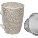 TAZA INFUSION GRIS CON TAPA