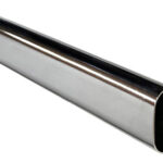 TUBO ARMARIO CROMADO 25 X 15 OVAL