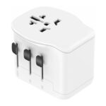 ADAPTADOR ENCHUFE UNIVERSAL VIAJE 3 USB (A+C)