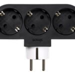 ADAPTADOR GIRATORIO 3 TOMAS BLANCO