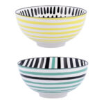 BOL PORCELANA  ZIGZAG BID SURTIDO