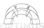 COLGADOR MANGUERA PARED ACERO INOXIDABLE