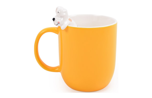 126_692def7b1cb5f MUG CERAMICA PERRO AMARILLO - Imagen 1