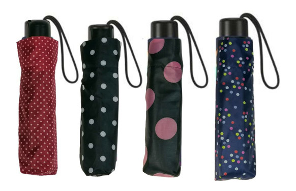 5775 pack tancat - 1 PARAGUAS MUJER PLEGABLE MANUAL BASIC - Imagen 1