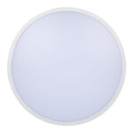 PLAFON LED SUPERFICIE REDONDO CON MARCO BLANCO HYDRA