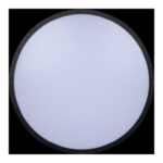 PLAFON LED SUPERFICIE REDONDO CON MARCO NEGRO HYDRA