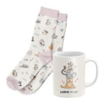 TAZA 300ML + CALCETIN T.38-42